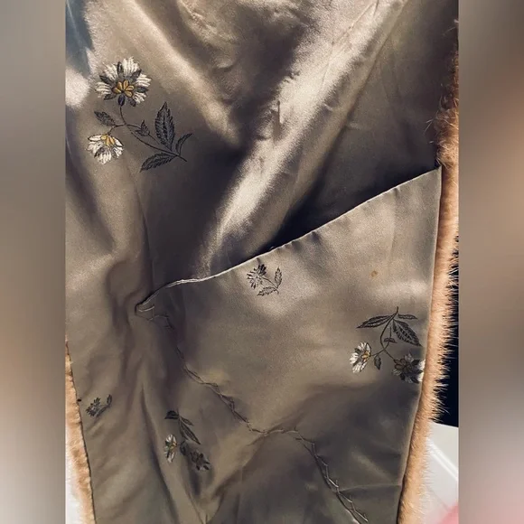 Vintage Mink Fur Stole Cape Wrap - Picture 8 of 9